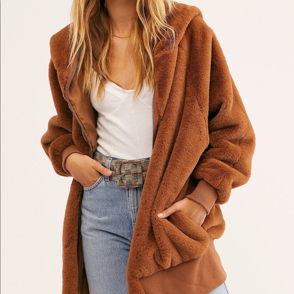 Free People Turn Up Zip Off Hoodie